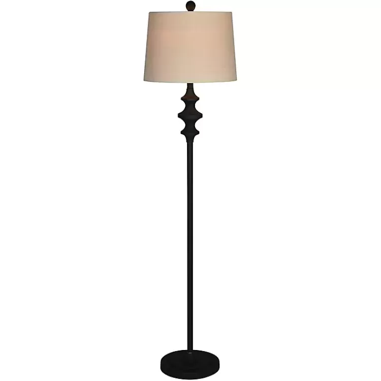 Thelma Matte Black Stem Floor Lamp>Kirklands Home Discount