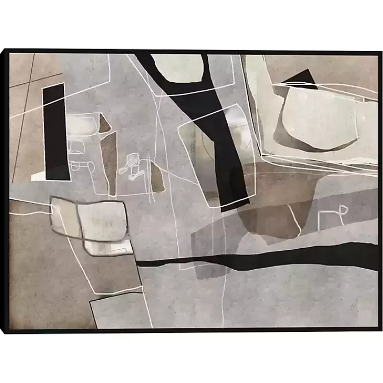 Think Twice Framed Canvas Art Print>Kirklands Home Cheap