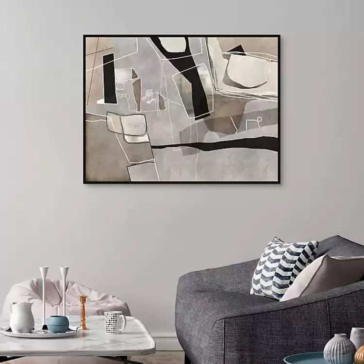 Think Twice Framed Canvas Art Print>Kirklands Home Cheap