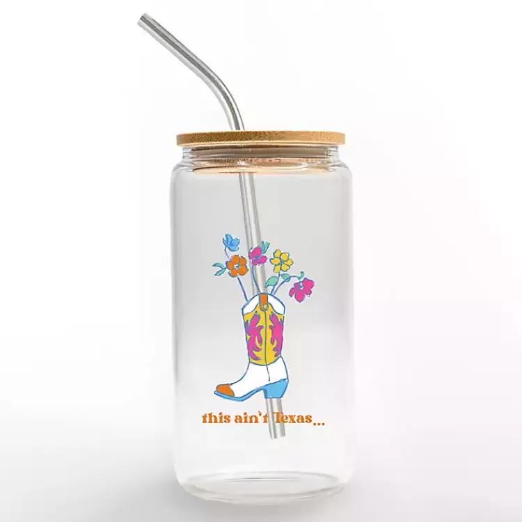 This Ain't Texas Glass Tumbler>Kirklands Home Online