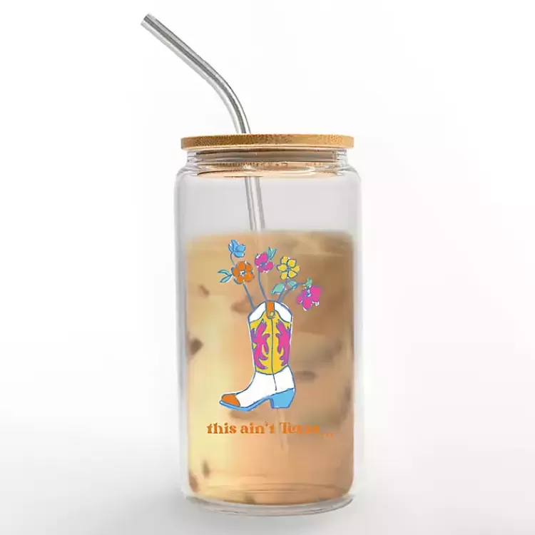 This Ain't Texas Glass Tumbler>Kirklands Home Online