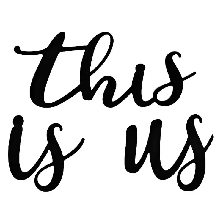 This Is Us Script Wall Plaques>Kirklands Home Online