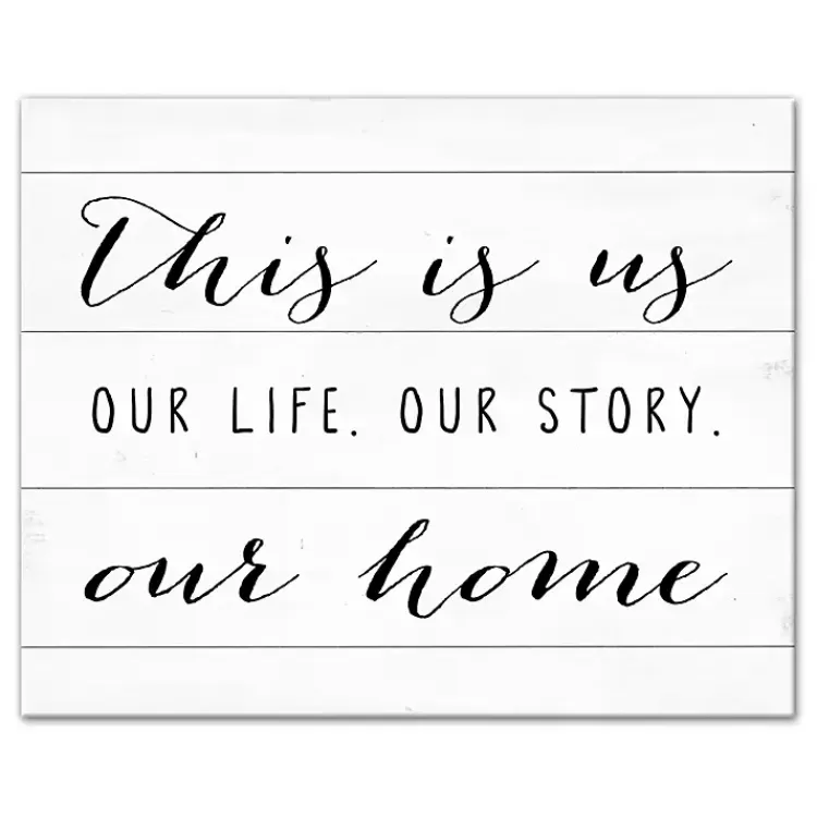 This Is Us Life Story Canvas Art Print>Kirklands Home Hot