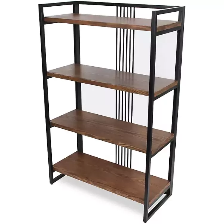 tier_black_metal_frame_shelf_3.webp 4-Tier Black Metal Frame Shelf>Kirklands Home Sale