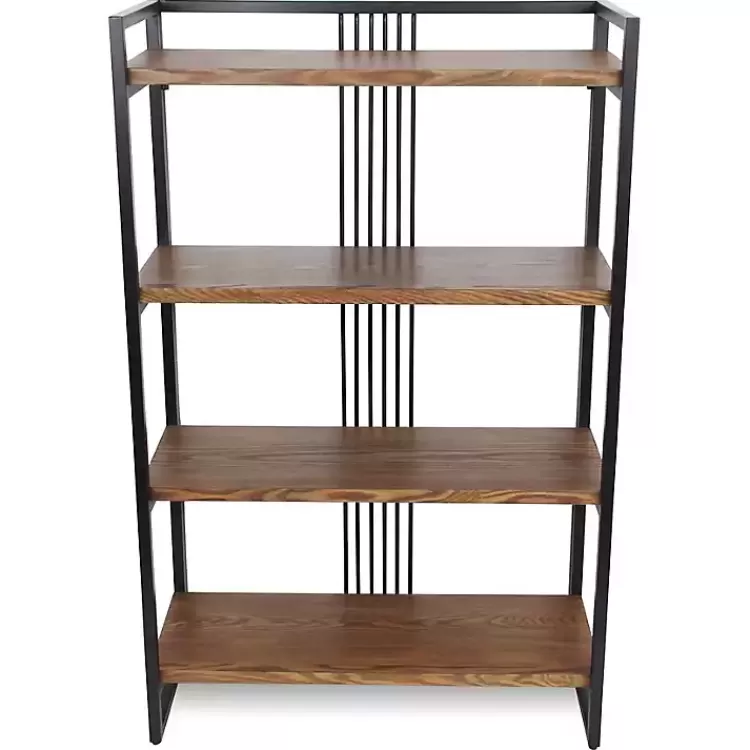 tier_black_metal_frame_shelf_4.webp 4-Tier Black Metal Frame Shelf>Kirklands Home Sale