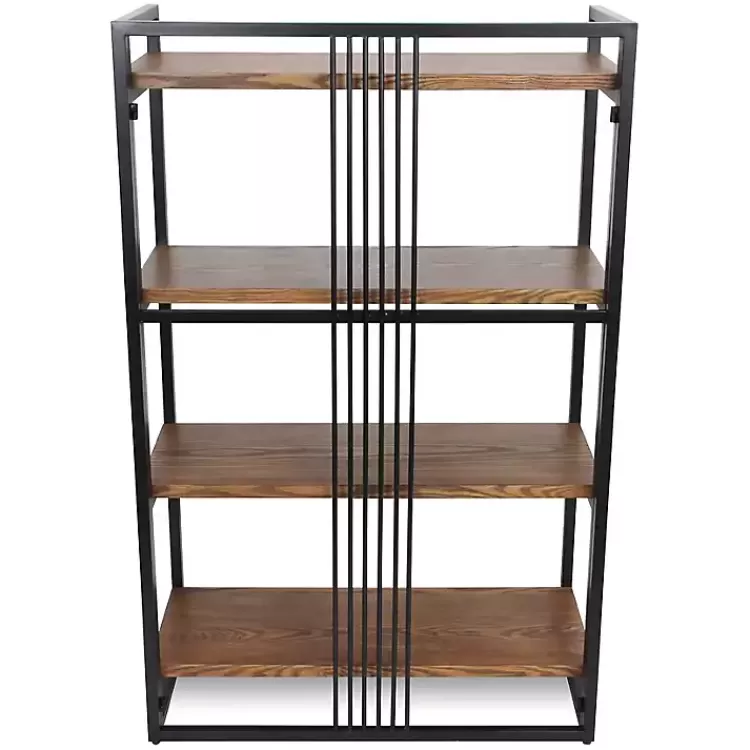 tier_black_metal_frame_shelf_5.webp 4-Tier Black Metal Frame Shelf>Kirklands Home Sale