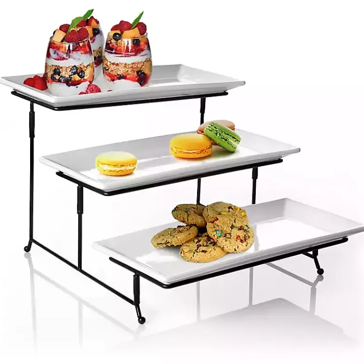 3-Tier Serving Plates>Kirklands Home Discount