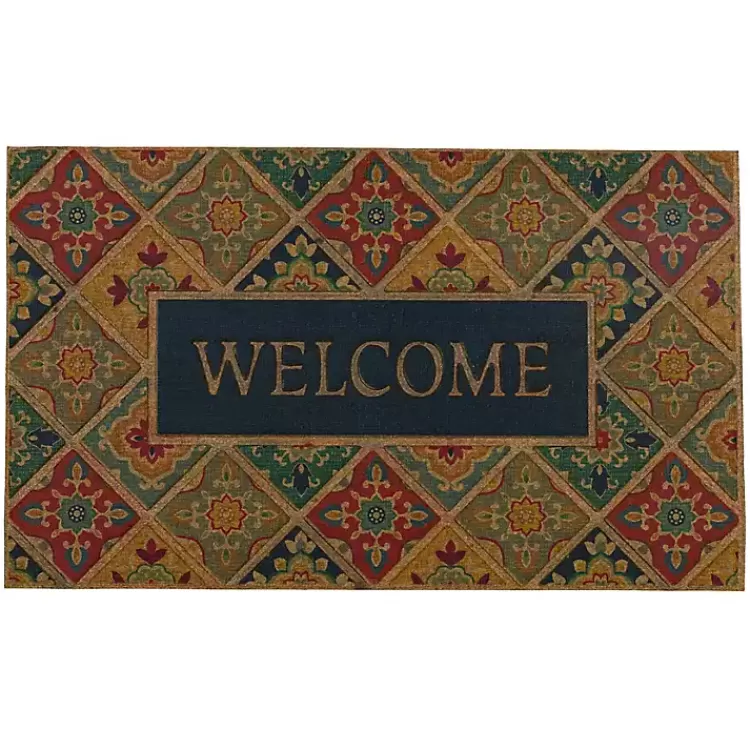 Tile Garden Welcome Doormat>Kirklands Home Shop
