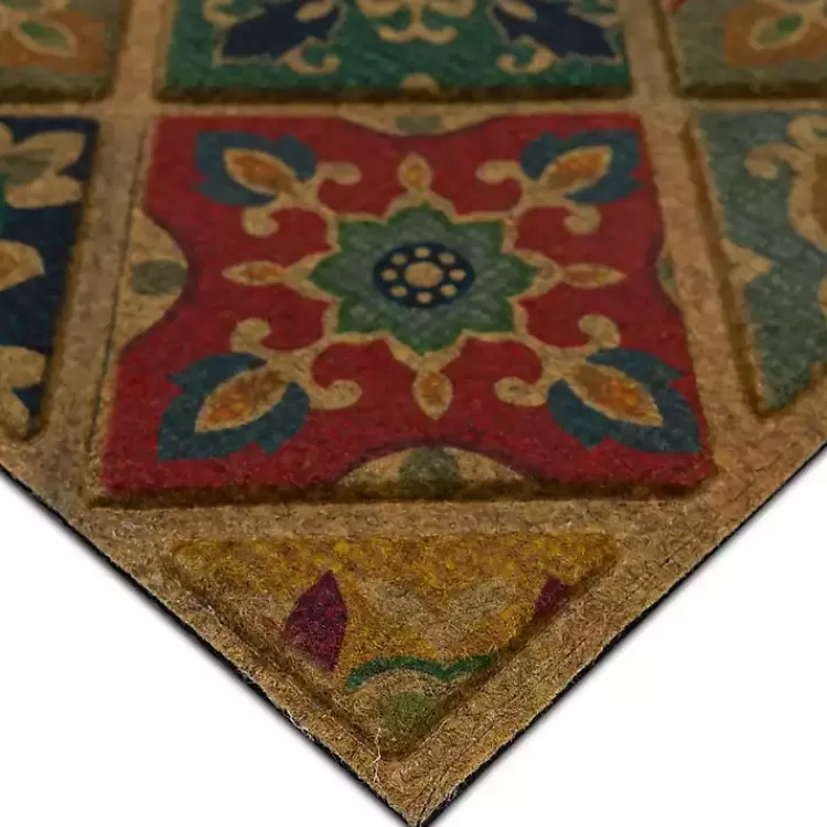 tile_garden_welcome_doormat_2.webp Tile Garden Welcome Doormat>Kirklands Home Shop