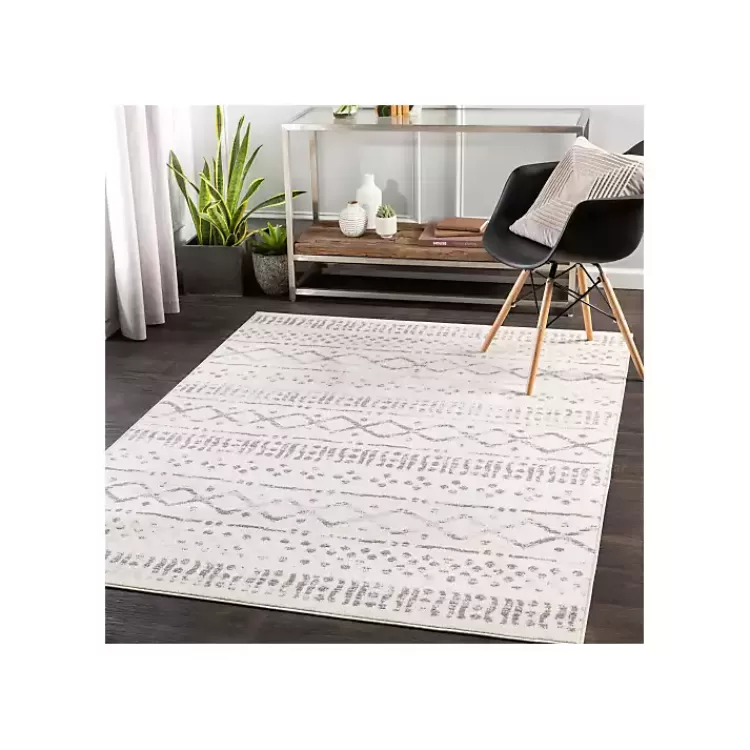 Toasted Brown Abstract Diamond Area Rug, 5x7>Kirklands Home Clearance