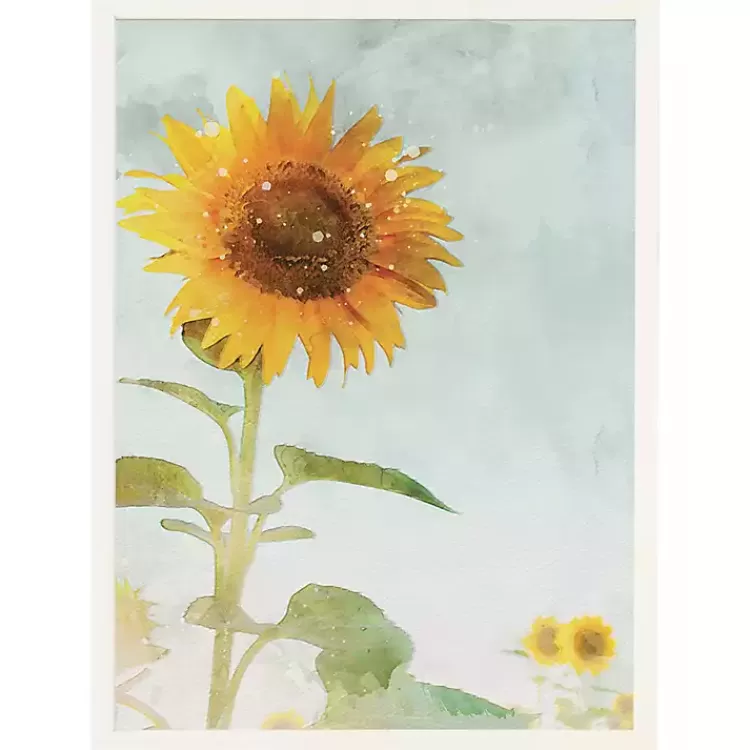 Towering Sunflower Framed Art Print>Kirklands Home Shop
