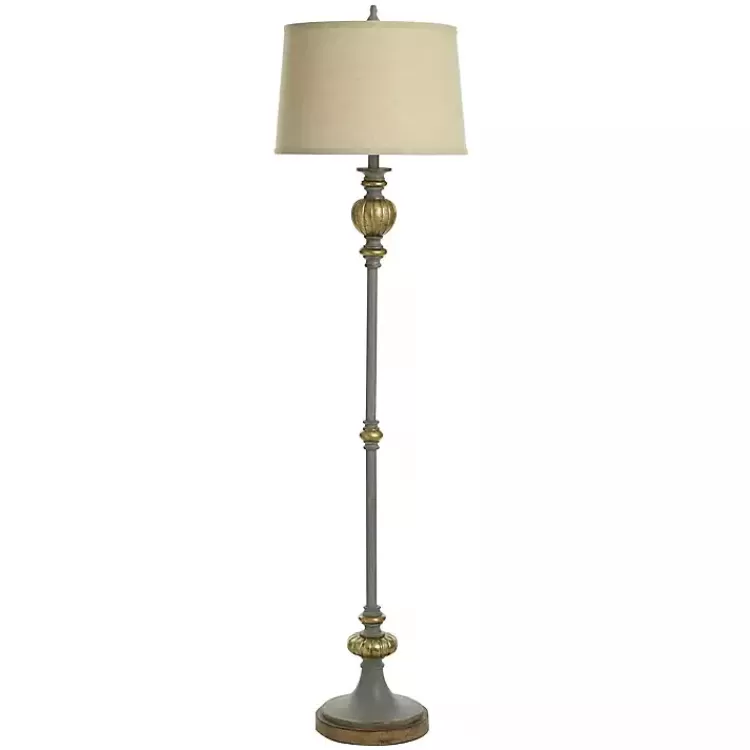Traditional and Aged Gold Floor Lamp>Kirklands Home Flash Sale
