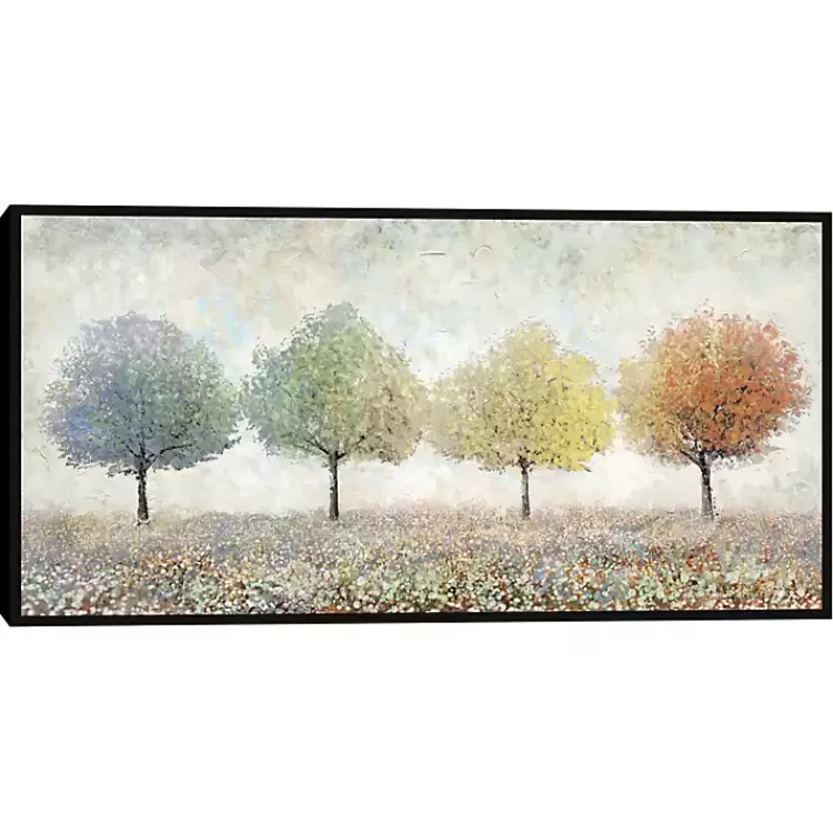Transitional Trees Framed Canvas Art Print>Kirklands Home Hot