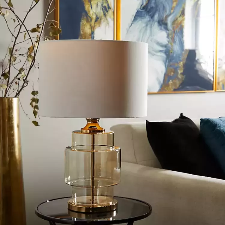 Translucent Orange Glass Shade Table Lamp>Kirklands Home Cheap