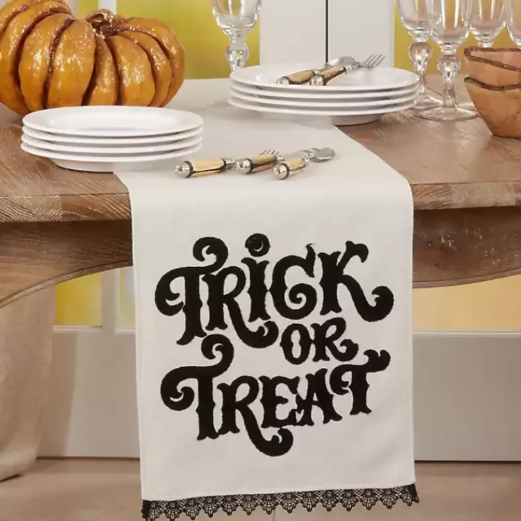 Trick Or Treat Pom Pom Halloween Table Runner>Kirklands Home Cheap