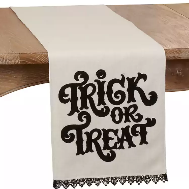 Trick Or Treat Pom Pom Halloween Table Runner>Kirklands Home Cheap
