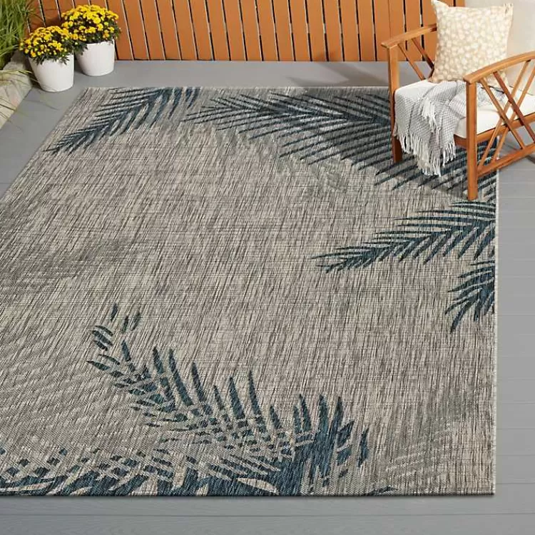 Tropical Palms Captiva Outdoor Area Rug, 7x9>Kirklands Home Best