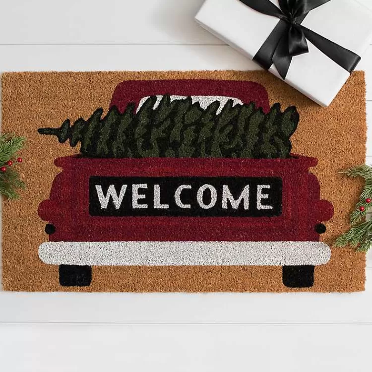 Truck Welcome Doormat>Kirklands Home New