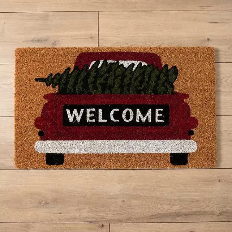 Truck Welcome Doormat>Kirklands Home New