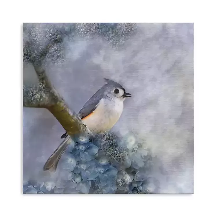 Tufted Titmouse Bird Canvas Art Print>Kirklands Home Cheap