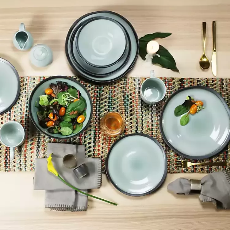 turquoise_and_black_ceramic_pc_dinnerware_set_2.webp Turquoise and Black Ceramic 16-pc. Dinnerware Set>Kirklands Home Clearance