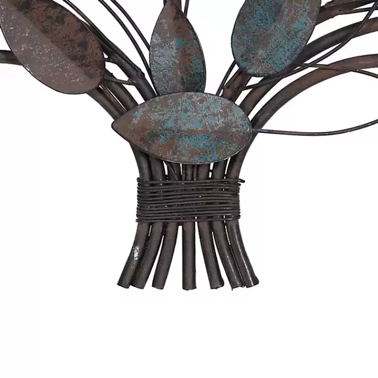 turquoise_bronze_distressed_iron_vine_wall_plaque_3.webp Turquoise Bronze Distressed Iron Vine Wall Plaque>Kirklands Home Discount