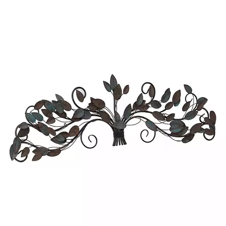 turquoise_bronze_distressed_iron_vine_wall_plaque_5.webp Turquoise Bronze Distressed Iron Vine Wall Plaque>Kirklands Home Discount