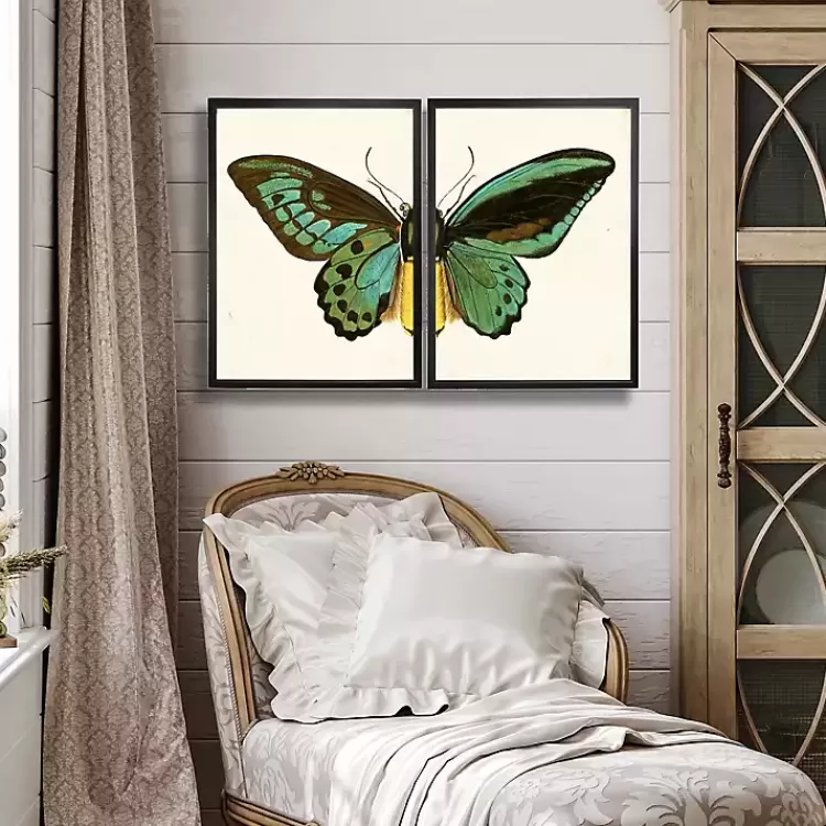 Turquoise Butterfly Framed Art Prints, Set of 2>Kirklands Home Best