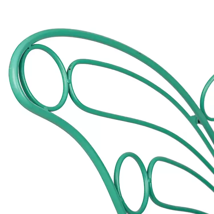turquoise_butterfly_metal_chair_2.webp Turquoise Butterfly Metal Chair>Kirklands Home Shop