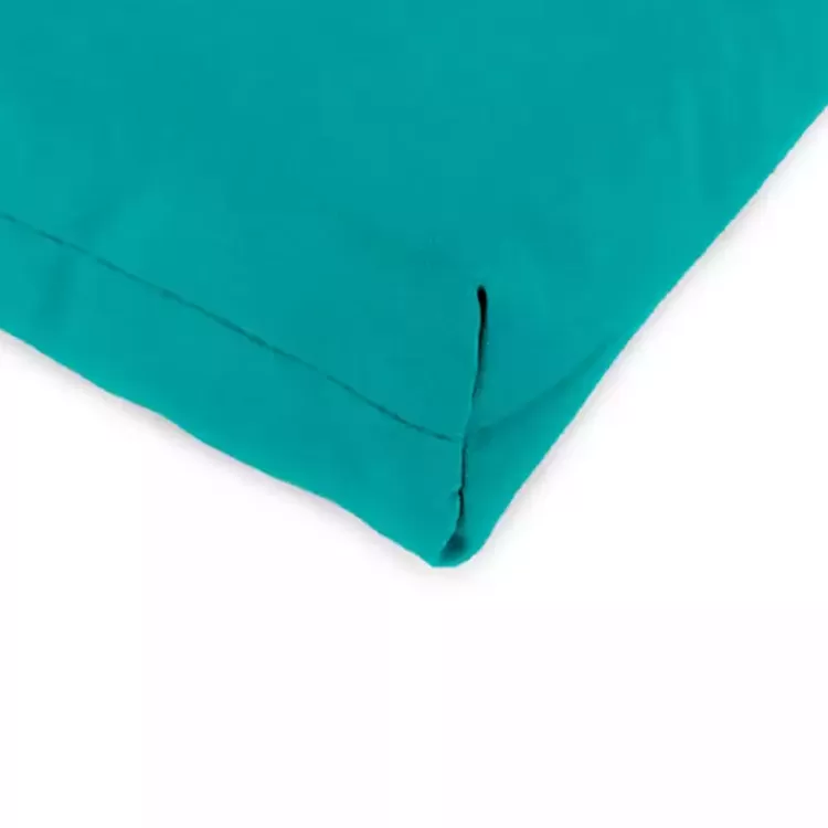 Turquoise Canvas French Edge Outdoor Chair Cushion>Kirklands Home Best Sale