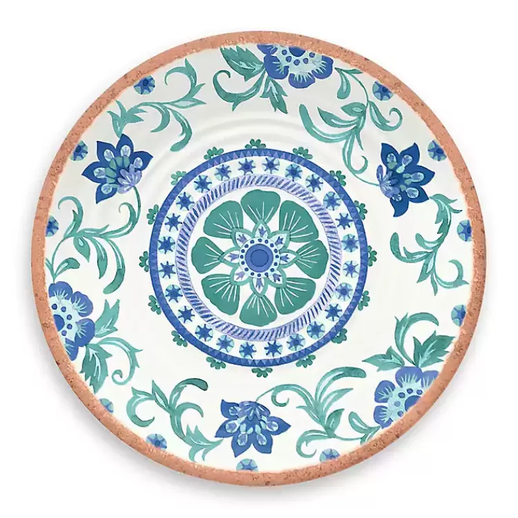 Turquoise Melamine Rio Salad Plates, Set of 6>Kirklands Home Flash Sale