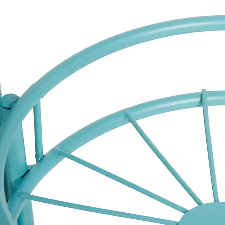 turquoise_metal_starburst_tier_plant_stand_2.webp Turquoise Metal Starburst 3-Tier Plant Stand>Kirklands Home Best Sale