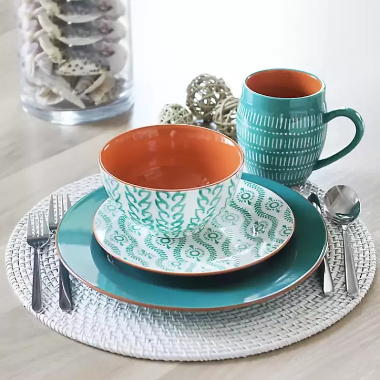 Turquoise Tangiers 16-pc. Dinnerware Set>Kirklands Home Hot