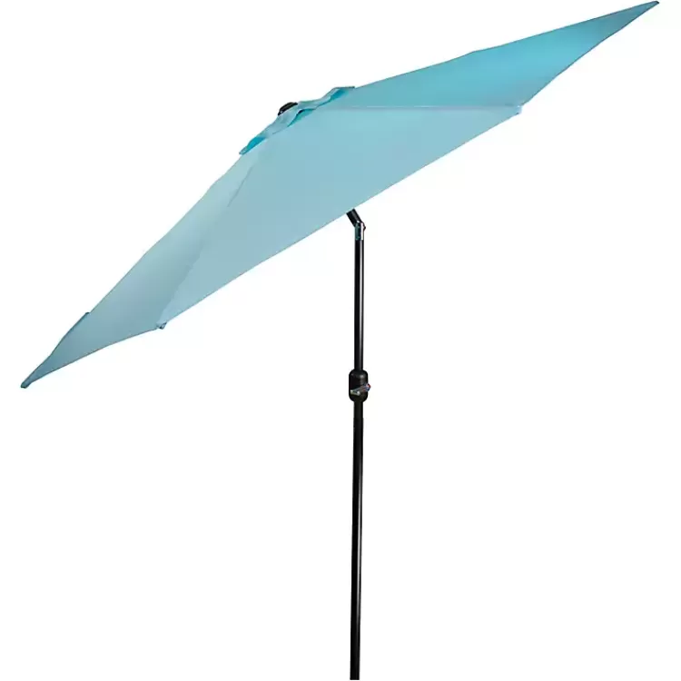 Turquoise Tilt Hand Crank Outdoor Umbrella>Kirklands Home Cheap