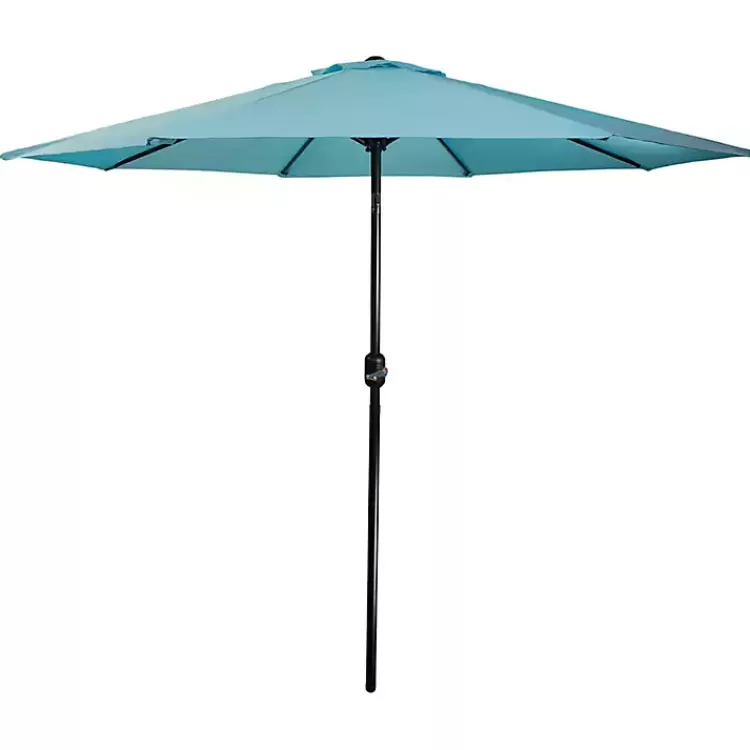 Turquoise Tilt Hand Crank Outdoor Umbrella>Kirklands Home Cheap