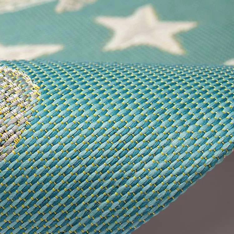 turquoise_turtles_indooroutdoor_rug_x_4.webp Turquoise Turtles Indoor/Outdoor Rug, 2x3>Kirklands Home Best Sale