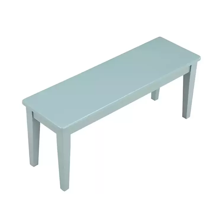 turquoise_wood_classic_farmhouse_bench_2.webp Turquoise Wood Classic Farmhouse Bench>Kirklands Home Hot