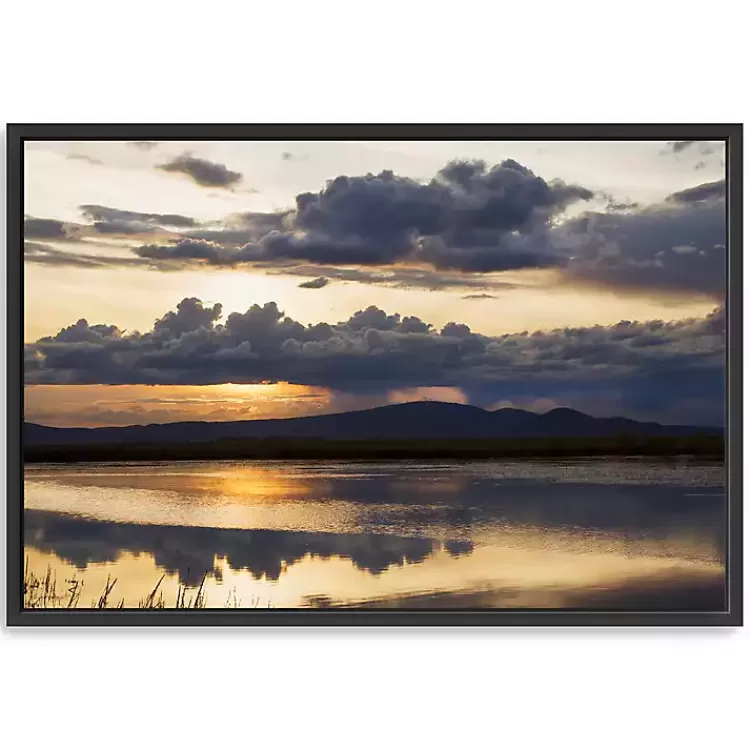 Twilight Symphony Framed Giclee Canvas Art Print>Kirklands Home Clearance