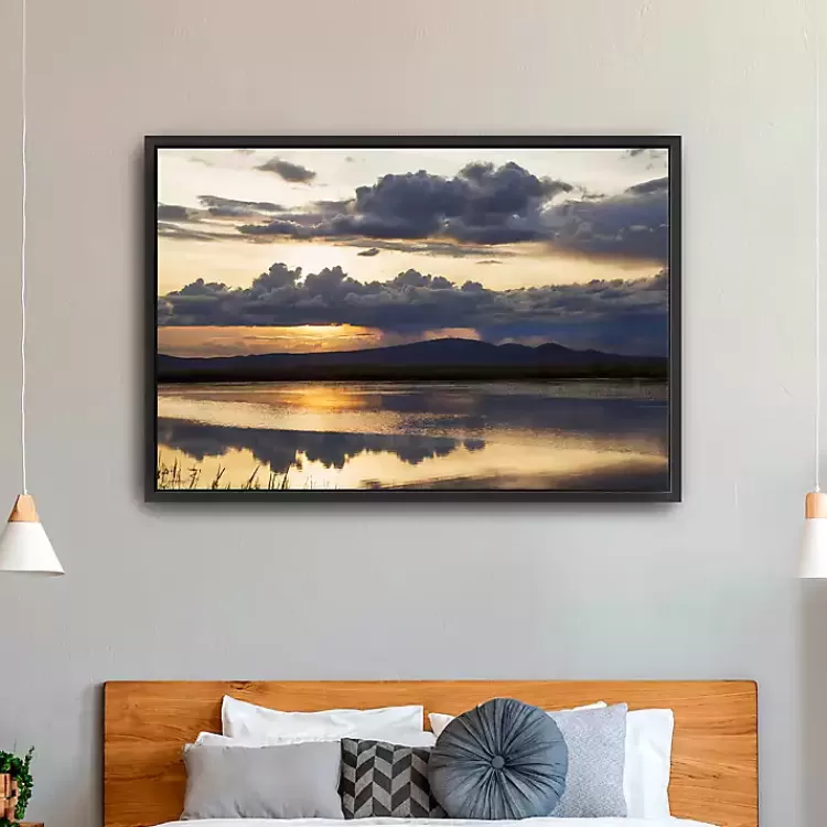 Twilight Symphony Framed Giclee Canvas Art Print>Kirklands Home Clearance