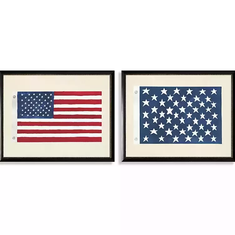 Two Flags Framed Art Prints, Set of 2>Kirklands Home Clearance