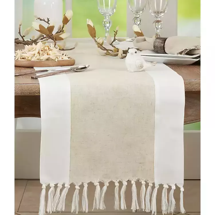 two_tone_tan_and_white_table_runner__in_2-1.webp Two Tone Tan and White Table Runner, 72 in.>Kirklands Home Flash Sale
