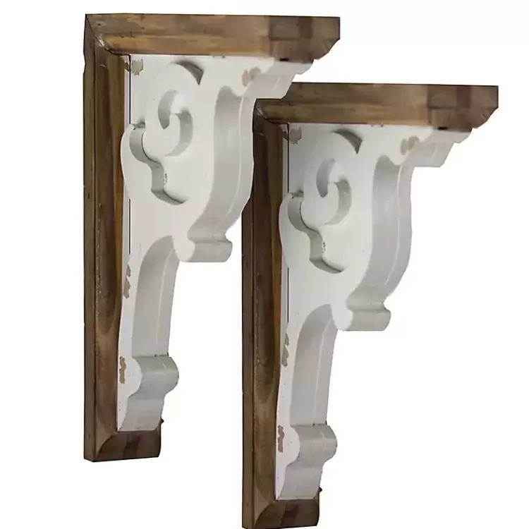 Two-Tone Corbel Shelf Brackets, Set of 2>Kirklands Home Best Sale