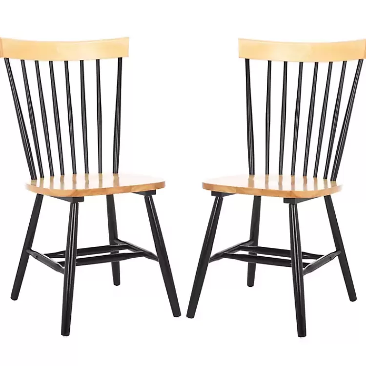 Two-Tone Parker Spindle Dining Chairs, Set of 2>Kirklands Home Discount