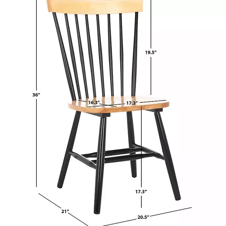 twotone_parker_spindle_dining_chairs_set_of__2.webp Two-Tone Parker Spindle Dining Chairs, Set of 2>Kirklands Home Discount