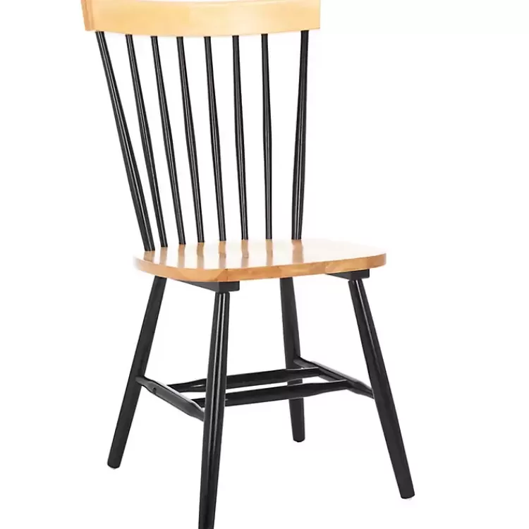 twotone_parker_spindle_dining_chairs_set_of__7.webp Two-Tone Parker Spindle Dining Chairs, Set of 2>Kirklands Home Discount