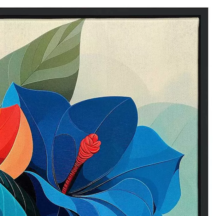 Ultra Violet Blooms I Framed Canvas Art Print>Kirklands Home Shop