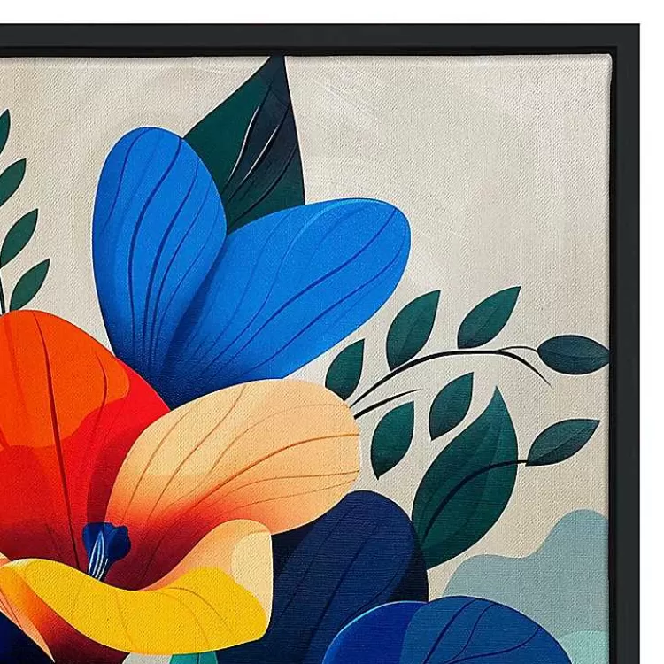 Ultra Violet Blooms II Framed Canvas Art Print>Kirklands Home Hot