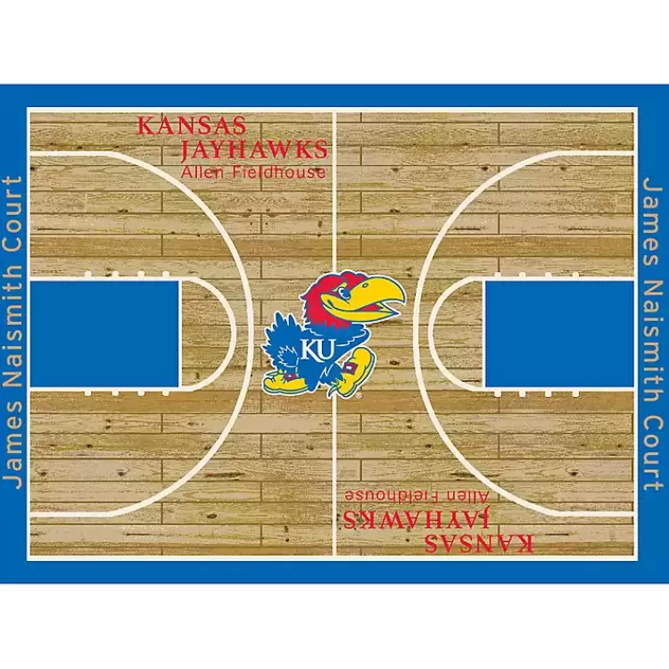 University of Kansas Courtside Area Rug, 4x6>Kirklands Home Store