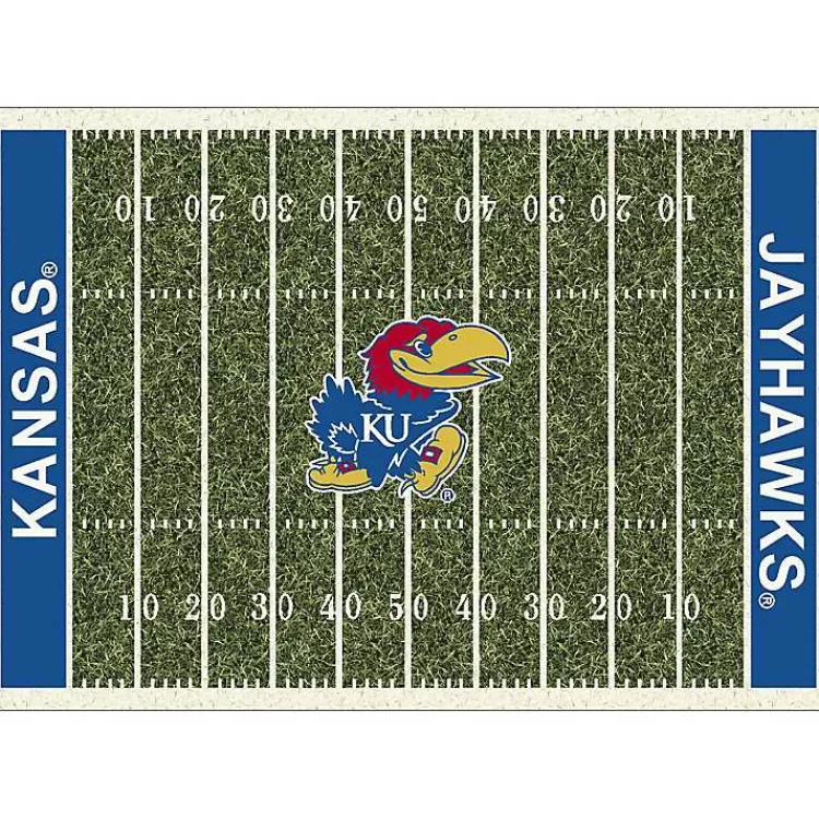 University of Kansas Homefield Area Rug, 6x8>Kirklands Home Discount