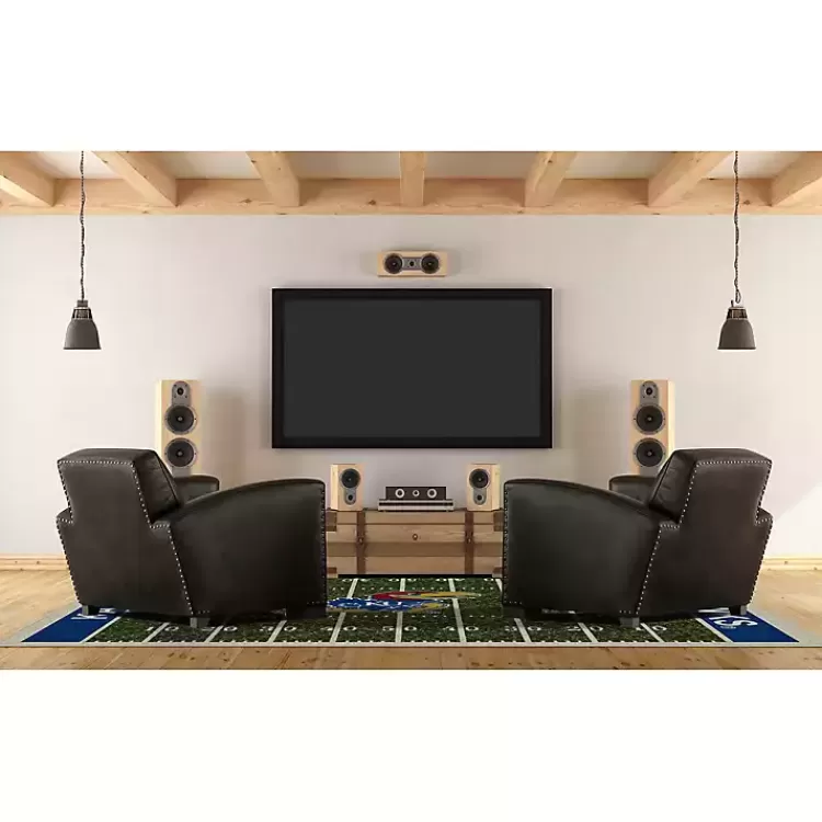 University of Kansas Homefield Area Rug, 6x8>Kirklands Home Discount